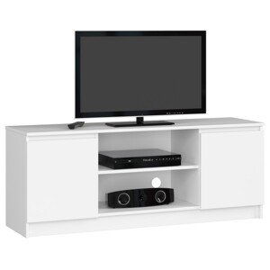 TV stolík Tonon 140 cm biely