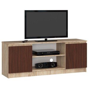 TV stolík Beron 140 cm sonoma/wenge