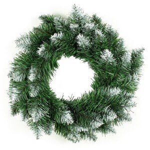 Vianočný veniec Christmaso XII 50 cm zelený/biely