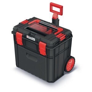 Kufr na nářadí XEBLOCCK ALLU LOG 54,6 x 38 x 51 cm černo-červený