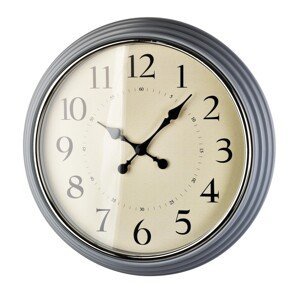 Nástenné hodiny DIFA 58 cm sivé