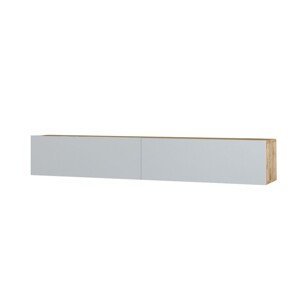 Závěsný TV stolek FR8 180 cm borovice/bílý