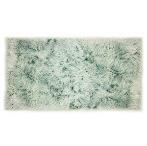 Kusový koberec s vysokým vlasom OMBRE 80 x 140 cm - modrozelený