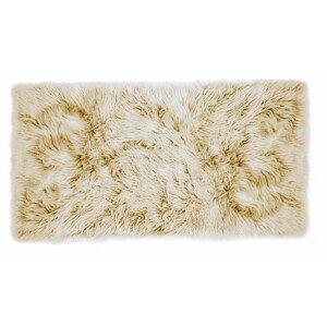 Kusový koberec s vysokým vlasom OMBRE 120 x 160 cm - horčicový
