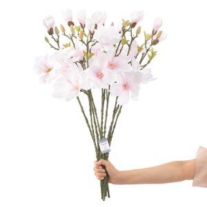 Umelá kvetina MAGNOLI 10 ks krémová