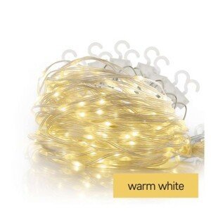 LED vánoční řetěz - záclona Dropi s programy 2,9 m x 1,5 m teplá bílá
