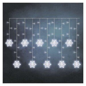 LED vánoční závěs Heter 135 x 50 cm studená bílá