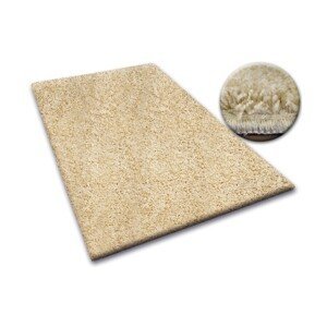 Kusový koberec SHAGGY Izebelie 5 cm cesnakový