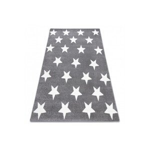 Kusový koberec SKETCH MIKE sivý/biely - Hviezda