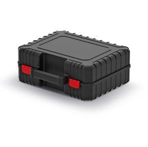 Kufr na nářadí HARDY 38,4 x 33,5 x 14,4 cm černo-červený