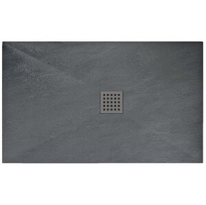 Sprchová vanička Grey Rock 80x120 cm sivá