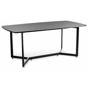 Jedálenský stôl MARILLO 180 cm čierny mramor