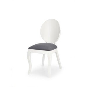 Jedálenská stolička Vero biela/sivá