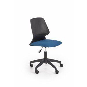 Kancelárska stolička GREVITY čierna / modrá
