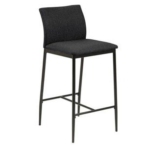 Barová stolička Demina sivá/čierna