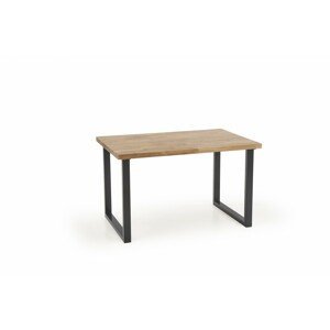 Jedálenský stôl Dusu 140x85 cm prírodný dub/čierna