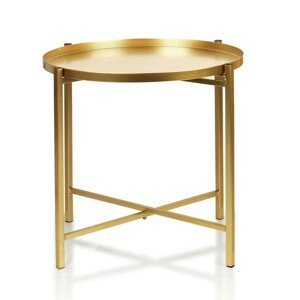 Odkladací stolík Lucas 40 cm zlatý