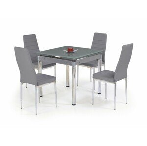 Rozkladací jedálenský stôl Kent sivý