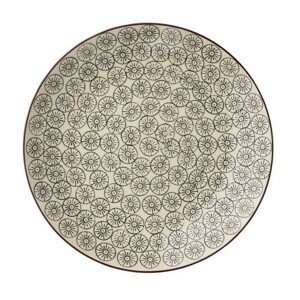Kameninový tanier s mozaikou Karine béžový