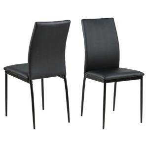 Jedálenská stolička Demina II čierna
