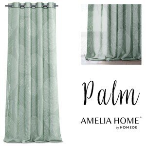 Záves AmeliaHome Palm Aj zelený