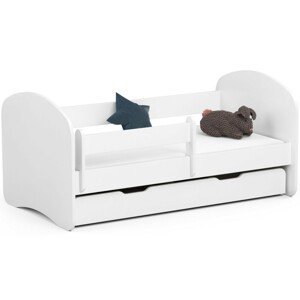 Detská posteľ SMILE 140x70 cm biela