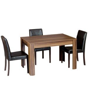 Jedálenský stôl Single 120 cm orech