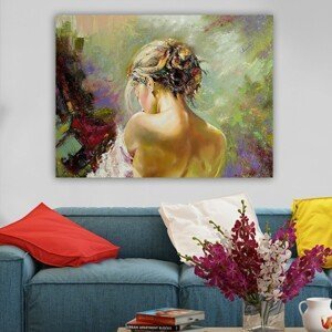 Obraz WOMAN WITH COLORS 70x100 cm
