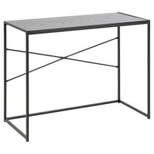 Písací stôl Seaford čierny