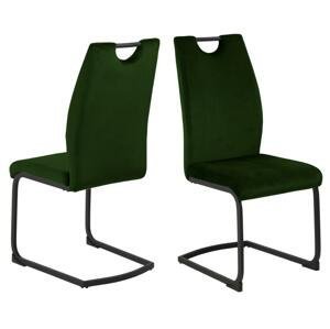 Jedálenská stolička Ulla tmavo zelená