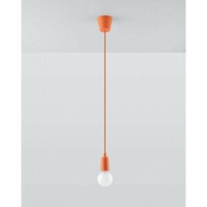 Závěsná lampa Diego 1 oranžová