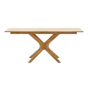 Jedálenský kaučukový stôl Ilario obdĺžnikový hnedý