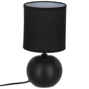 Keramická stolová lampa Timeo čierna