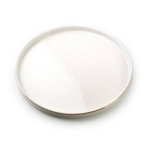 Dezertný tanier GRACE biely