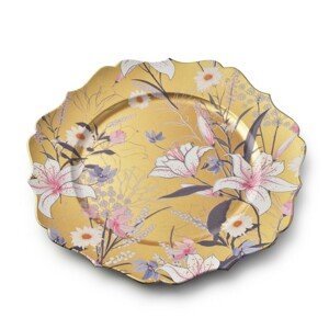 Dekoratívny tanier Blanche Colours XXXIV 33 cm s kvetmi
