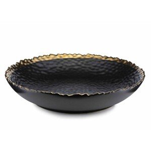 Hlboký keramický tanier Kati 26 cm čierny
