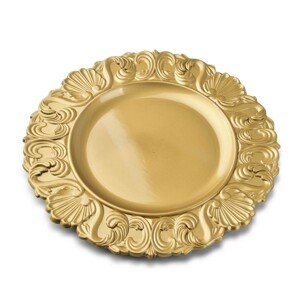 Dekoratívny tanier Blanche Colours XLVI 35 cm zlatý