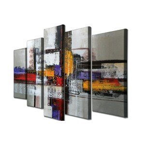Viacdielny obraz Abstraktos 105 x 70 cm viacfarebný