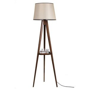 Stojacia lampa Sehbali III 160 cm hnedá/béžová