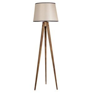 Stojacia lampa Lambader 160 cm hnedá/béžová