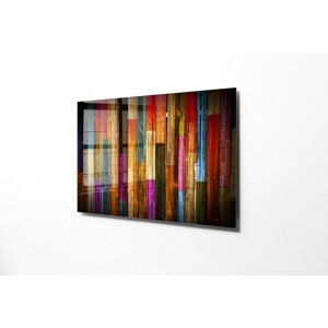 Obraz COLORED WOOD 70 x 100 cm