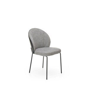 Jedálenská stolička K471 sivá/čierna