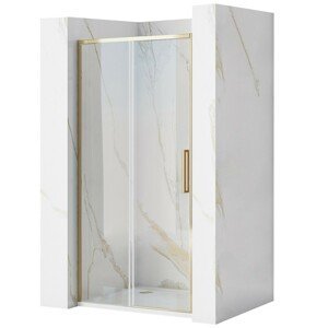 Posuvné sprchové dvere Rea Rapid 150 zlaté