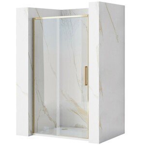 Posuvné sprchové dvere Rea Rapid 110 zlaté