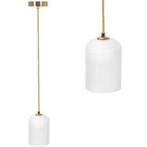 Závesná lampa La Belle XVIII biela/zlatá