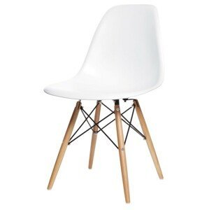 Jedálenské stoličky GoodHome Italiano 4 kusy – biele