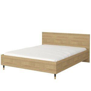 Posteľ LUX 160x200 dub hickory