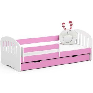 Detská posteľ PLAY 180x80 cm ružová