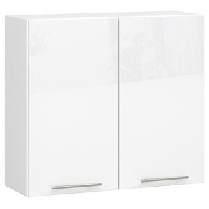 Závěsná kuchyňská skříňka Olivie W 80 cm bílá