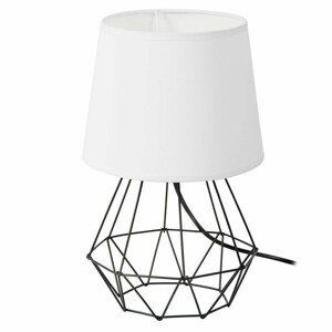 Stolová lampa DIAMENT 2v1- čierna/biela